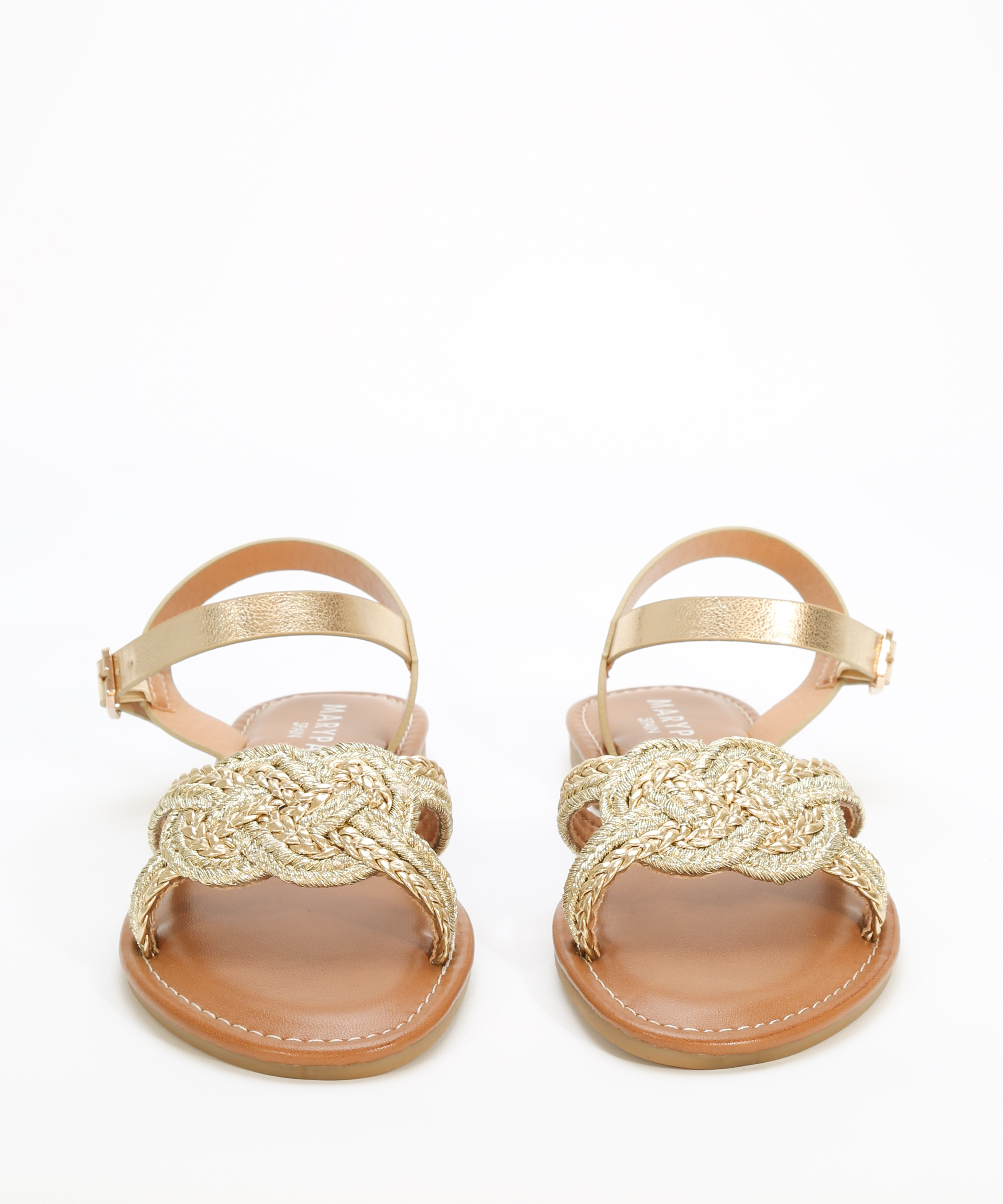 Sandalia plana trenzada image number null